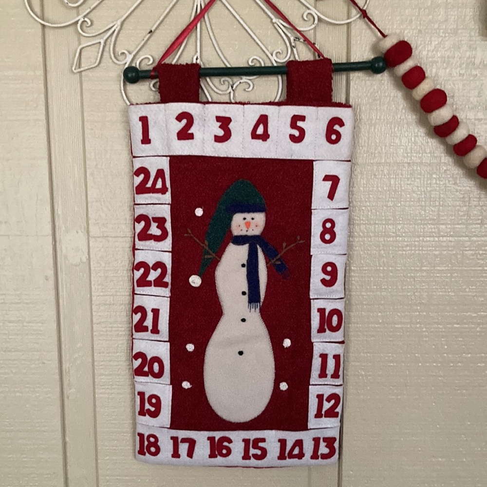 Vintage Countdown to Christmas Calendar